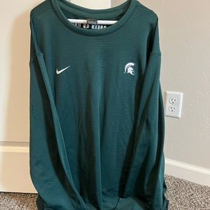 Michigan State Long Sleeve Dri Fit Nike Shirt